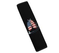 Lungs US Flag Respiratory Therapist Car Seat Belt Pads Cover Durable Seatbelt Shoulder Strap Car Accessories 1PCS