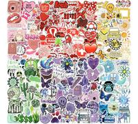 Lunhoo 300 Pcs Waterproof Motivational Cute Vinyl Stickers for Suitcase, Laptop, Scrapbooking, Journal, Phone, Skateboard, Water Bottles, Funny Aesthetic Scrapbook Stickers for Adults, Kids, Teens