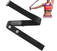 Lunhoo Heart Rate Chest Strap Replacement, Elastic Adjustable Heart Rate Strap (65 cm - 95 cm), Compatible with Garmin, Polar H10/H9, Coospo and Magene Belt Heart Rate Monitor