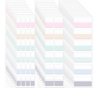 Lunhoo Page Markers Sticky Tabs, 480 Pcs, Colored Sticky Notes Index Tabs for Book Annotation, Binder Dividers, File Classification, Bible Journaling Study Revision Supplies, 3 Sizes