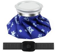 Lunhoo Reusable Ice Pack for Sport Injuries, Multipurpose Hot/Ice/Cold Pack Wrap, Cool Ice Bag for Knee, Ankle, Neck, Hot and Cold Therapies and Compress (6 inch)