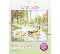 LunicaRiga - A look at the world: Spring - A World in Bloom: Coloring, Stories & Science Fun Facts for Kids Ages 4-6