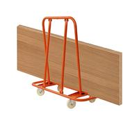 LUNICASHA Drywall Cart, 2200 LBS Drywall Sheet Cart, Heavy Duty Plasterboard Trolley, Sheet Panel Service Cart with Wheels, Service Dolly for Handling Sheetrock Sheet Panel, Orange