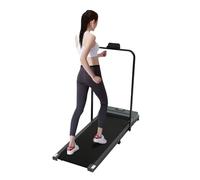 LUNICASHA Folding Electric Treadmill, Foldable Running Machine, Folding Treadmill for Home Use, Exercise Gym Machine for Cardio Fitness Home and Office, with LED Display & Cell Phone Holder