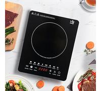 LUNICASHA Single Induction Hob, Portable Smart Electric Induction Hob, Electric Cooktop Countertop Single Burner, 8 Temperature Settings and Power levels from 120W to 2200W, Multiple Safety Protection