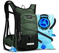 Lunidry Hydration Backpack with 3L Water Bladder, 15L Running Hydration Backpack for Men & Women, Lightweight Leakproof Water Rucksack Mountain Bike Hydration Bag Pack for Outdoor Cycling Hiking