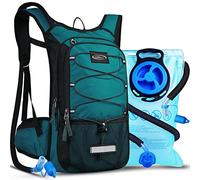 Lunidry Hydration Backpack with 3L Water Bladder, 15L Running Hydration Backpack for Men & Women, Lightweight Leakproof Water Rucksack Mountain Bike Hydration Bag Pack for Outdoor Cycling Hiking
