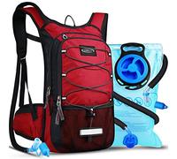 Lunidry Hydration Backpack with 3L Water Bladder, 15L Running Hydration Backpack for Men & Women, Lightweight Leakproof Water Rucksack Mountain Bike Hydration Bag Pack for Outdoor Cycling Hiking