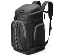 Lunidry Ski Boot Bag, 65L Waterproof Ski Bag & Snowboard Boot Bag, Travel Backpack for Skis Snowboard Helmet Goggles & Accessories