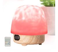Lunie Firelampe Nachttischlampe, Nursery Nightlight, Ambient Lighting, Multi-Functional Moon Lamp, Portable & Versatile Design, 11x11x12.5cm, for Nurseries, Bedrooms, Dorms, Camping, and Parties