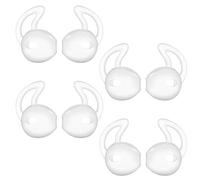 Lunies Earpods Covers Anti-Slip Silicone Soft Sport Earbud Tips for iPhone 6S/6 Plus/5S/5C/5 Earbuds Comfortable 4 Pairs Clear