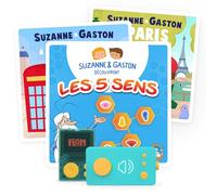 Lunii - 3 interactive audiobooks - discovery pack with 40 Suzanne and Gaston stories for children from 3 to 8 years - 5:02 listening at the storyfactory My stories factory, storybox
