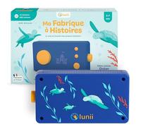 Lunii - Ma Fabrique à Histoires limited edition Ocean, from 3 to 8 Years | Interactive story box, audiobook of 13 stories offered, without screen or waves, audio storyteller made in France