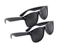 Lunisk Correction Glasses, Full Frame Pinhole Glasses, Eye Training Glasses to Enhance Focus and Clarity (2Pcs)
