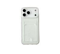 Lunivop Compatible with iPhone 17 Pro Max Case Clear Wallet Card Holder, TPU Slim Soft Shockproof Anti-Yellowing Anti-Scratch Transparent Phone Case, (For 17 Pro Max 6.9 '' Clear)