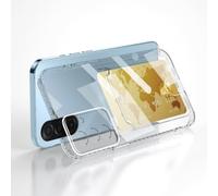 Lunivop Compatible with Samsung Galaxy A17 /Galaxy A27 Case Clear Wallet Card Holder, TPU Slim Soft Shockproof Anti-Yellowing Anti-Scratch Transparent Phone Case, (For A17/A27 6.7 '' Clear)