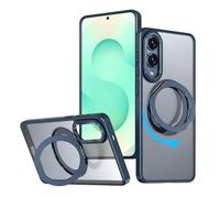 Lunivop Compatible with Samsung Galaxy S25 Edge Case 6.7'' Clear 360°Rotated Ring Holder 【Compatible with Magsafe】Magnetic Kickstand Military - Grade for S25Edge Phone Case 2025 Blue