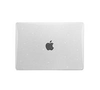 Lunivop Compatible withMacBook Pro 14 inch Case M5 2026 M4 2025 M3 M2 M1 2024-2021 Transparency Glitter Slim Heat Dissipation: PC Hard, Anti-Yellowing, Scratch-Resistant Protective Cover (Clear)