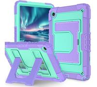Lunivop Tablet Cover Compatible with Samsung Galaxy Tab A11 Plus 2025 / A9 Plus 2023 11 inch Case With Built-in Stand Heavy Duty Protector Cover for Samsung Tab A11+ /A9+ Purple Green