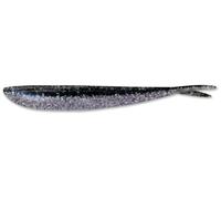 Lunker City Fin-S Fish Lure, 8 per Bag (Black Ice, 5-3/4-Inch)