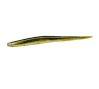 Lunker City Fishing 6" Slug-Go Original Soft Stick Plastic Bait Bass Lure 8 Pack Per Bag, Made in The USA - Moss Shad 121
