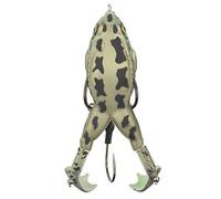 LUNKERHUNT Prop Frog Fishing Lure for Bass Fishing | Realistic Frog Lure with Prop Action (Rocky Toad) | Trout and Pike Bait, Freshwater Lure with Hollow Body, Weedless Hooks