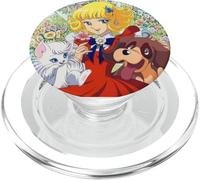 lunlun the flower girl Cartoon Japanese 80s Vintage Anime PopSockets PopGrip for MagSafe