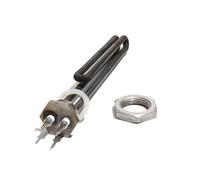 LUNMENGCC 110v 220v 380v Water Resistance Fast Heating Element DN25 1" 304SS Thread Solar Green Folded Tank Tube 1KW 2KW 3KW 4KW