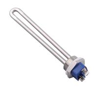 LUNMENGCC 12V/120V Immersion Water Heater Element Tubular Pipe Stainless Steel with 1 Inch NPT Thread 150W/300W/600W//1KW/2KW