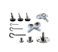 LUNMENGCC 1pcs Load Cell Supporting Accessories: S-type Weighing Tension Sensor, Lifting Ring, Hook Accessories, Bolts, Joint Bearings, Pressur