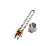 LUNMENGCC 220V DN25 G1" Copper Thread Water Heating Element 6.5MM Thick Terminal Solar Immersion Heater 1000W 2000W 3000W 4000W