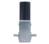 LUNMENGCC 5882-45zy Dual Shaft Worm Gear DC Self-Locking Geared Motor Right Angle High Torque 12V 24V Forward and Reverse Speed