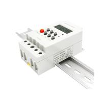 LUNMENGCC Din Rail Digital Weekly Timer 12V DC Input 7 Days Programmable 24hrs MINI TIMER SWITCH Time Relay Output Load High Power 25A