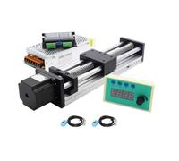 LUNMENGCC Woodworking Ball Screw Linear Guide Motion Rail Slide Manual Linear Shaft Actuator Module Table Stroke Travel Engraving Tool
