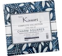 Lunn Studios Artisan Batiks Kasuri 2023 42 5-inch Squares Charm Pack Robert Kaufman CHS-1204-42