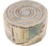 Lunn Studios Artisan Batiks Morning Mist Roll Up 40 2.5-inch Strips Robert Kaufman RU-1332-40