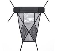 LUNO Ceiling Cargo Net - Car Roof Storage w/Multiple Pockets, Hangout Loops & Tab Pocket for Long Road Trip & Camping - 36" x 52" Car Camping Essentials Organizer for SUV - XL