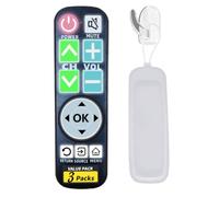 LUNOAOA Backlit Big Button TV Remote Replacement for LG TV with Cover & Hook, Universal Remote No Setup for Seniors People with Poor Vision,Parkinson's Disease Patient