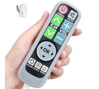 LUNOAOA Backlit Big Button TV Remote Replacement for Samsung TV with Cover & Hook, Universal Remote No Setup for Seniors People with Poor Vision,Parkinson's Disease Patient