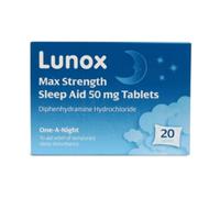 Lunox One a Night 50mg Sleep Aid - 20 Tablets