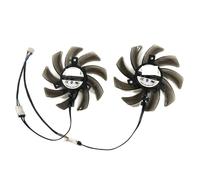 LUNOZST Laptop parts 2Pcs FDC10H12S9-C,GPU Cooler Graphics Card Fan, For PNY for GeForce for RTX 2070 for 8GB XLR8 Gaming Overclocked Edition(Type A FDC10H12S9C)