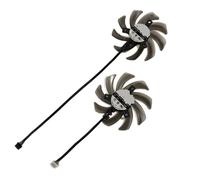LUNOZST Laptop parts Graphics Card Fan,GPU Cooler,2Pcs TH9210S2H-PAA01/FDC10H12S9-C/GA91S2U, For EMTEK RTX 2060 for SUPER for STORM X for DUAL for BASIC(9mm Plug FDC10H12S)
