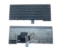 LUNOZST Laptop parts US Spanish Brazil Laptop Keyboard For Lenovo for Thinkpad E450 E460 E450c E455 E465 Notebook PC 04Y0900 0C02291(US Point)