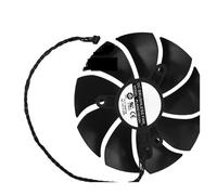 LUNOZST Laptop parts VGA Graphics Card Fans for EVGA for GeForce for RTX 2060 XC Ultra for Gaming 6GB GDDR6 Dual HDB 06G-P4-2166-KB PLA09215S12H PLD09220S12HS(Long Cable Fan)