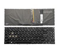LUNOZST RU US layout for MSI MS-15H1/15H2/15K1/15HK/17S1/1585/1583 for Cyborg 15 A12V/A13V/A13U/A13VF AI A1V Laptop keyboard Easy to replace(Fine RGB US)