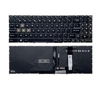 LUNOZST US Laptop Keyboard For MSI VECTOR GP68HX 13V GP68 GE68 GP78 GE78 GE78HX GS77 GT77HX MS-17S1 15H1 15H2 15K1 15HK 1585 1583 Easy to replace(White backlight)