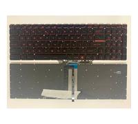 LUNOZST US RU Layout for MSI GP65 GL75 GF75 GS75 GP75 GT76 GE63VR GV62 MS-16P1 laptop keyboard Easy to replace(Red backlit US)