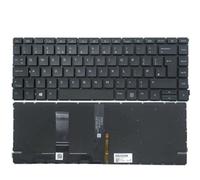 LUNOZST US UK SP RU layout for HP for ProBook for ZHAN66 PRO 14 G4 for zhan66 pro 14A G4/G5 HSN-Q31C HSN-Q27C 440 445RG8/640G7/640G8/440G9 keyboard Easy to replace(Backlit UK Big Enter)