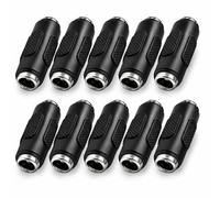 Lunpoem 10PCS 5.5mm x 2.1mm DC Power Female to Female Jack Adapter, Connector Durable Dc Wire Joiner And Power Adapter Connector, Reliable Power Coupler And Gender Changer For Electronics