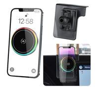 LUNQIN Car Magnetic Phone Mount for Hyundai Palisade 2020 2021 2022 2023 2024 2025 Auto Interior Accessories Best Cellphone Holder Fast 15W Wireless Charger Cell Phones Charging Screen Stand Accessory